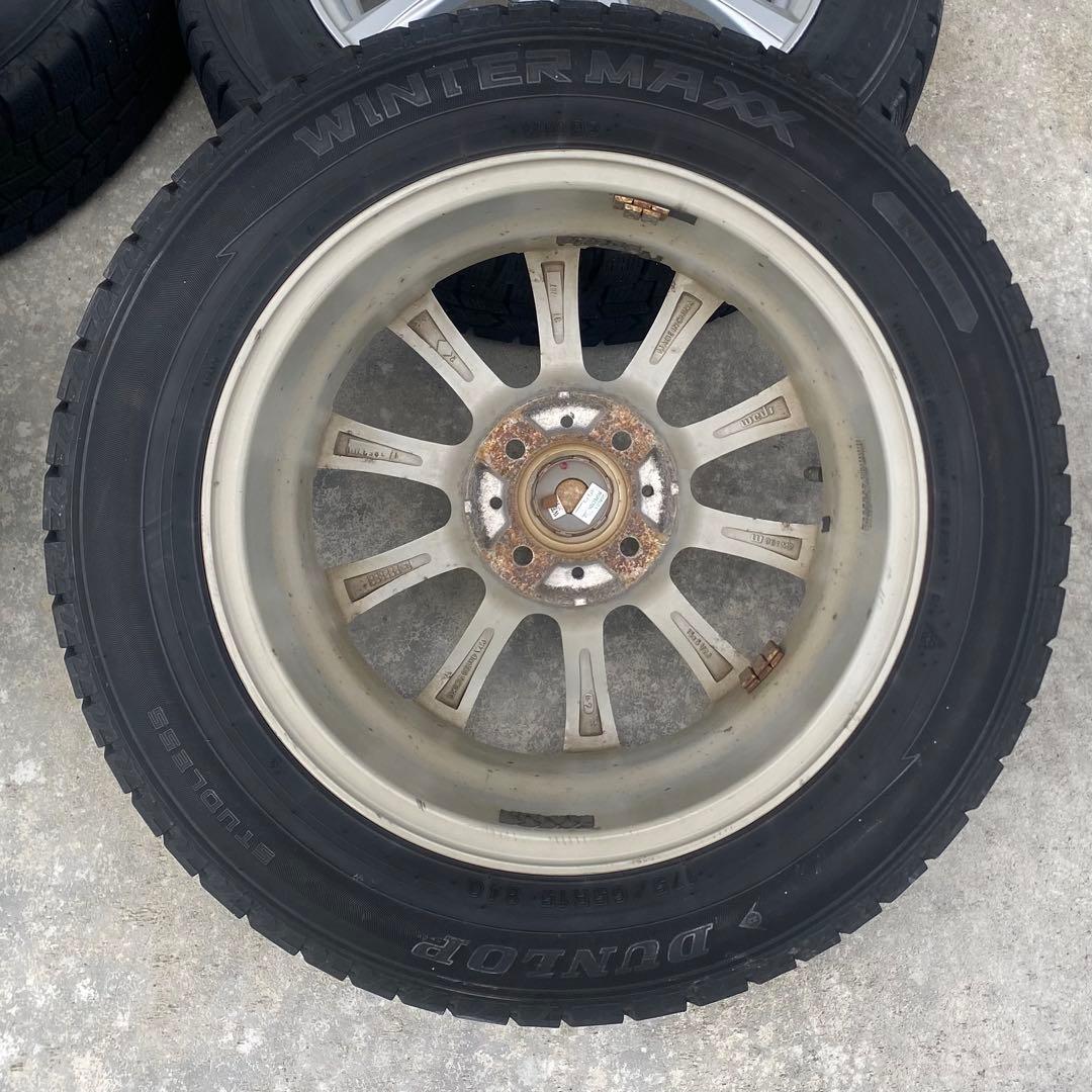 ダンロップ　WM02 175/65R15 2022年製 スタッドレスアルミセット