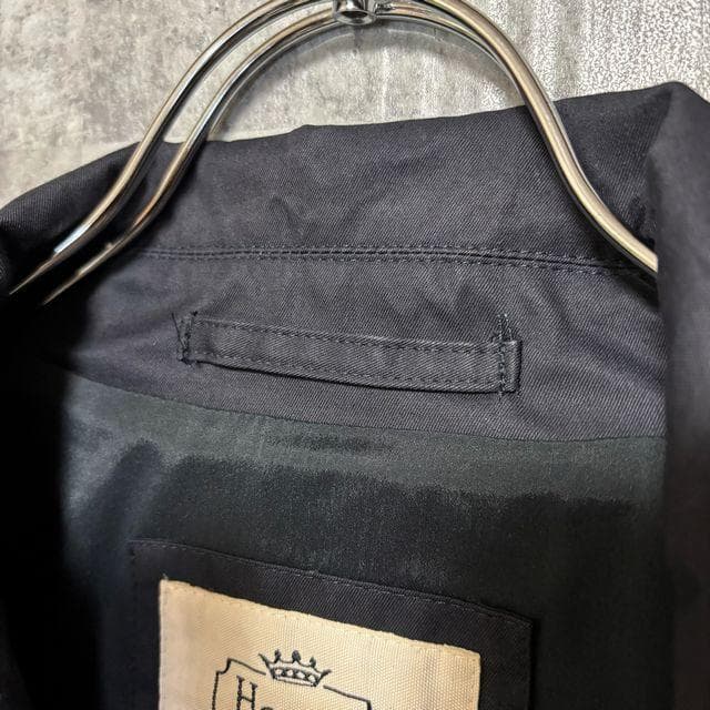 【2023/13.2万円】　HERNO　撥水シルクスカーフ付スリーブレスコート