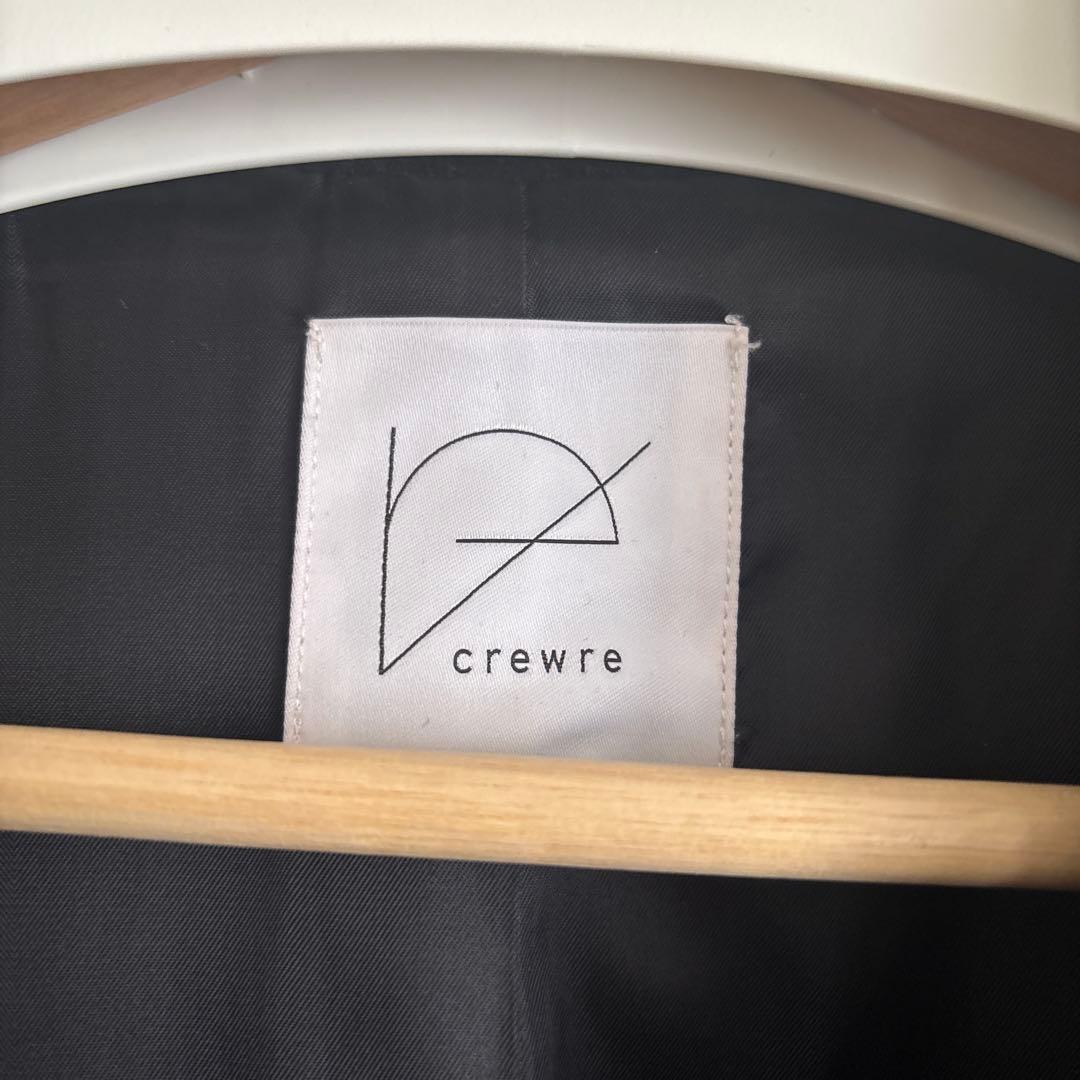【完売品】crewre アジャスタブルウールロングコート サイズ2インクブラック