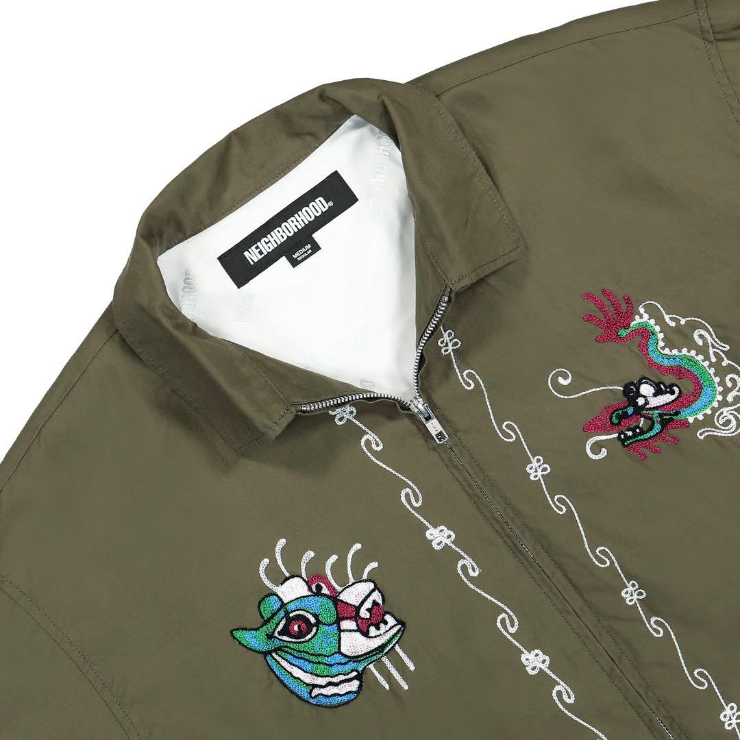 新品 NEIGHBORHOOD SOUVENIR SHIRT LS オリーブ M