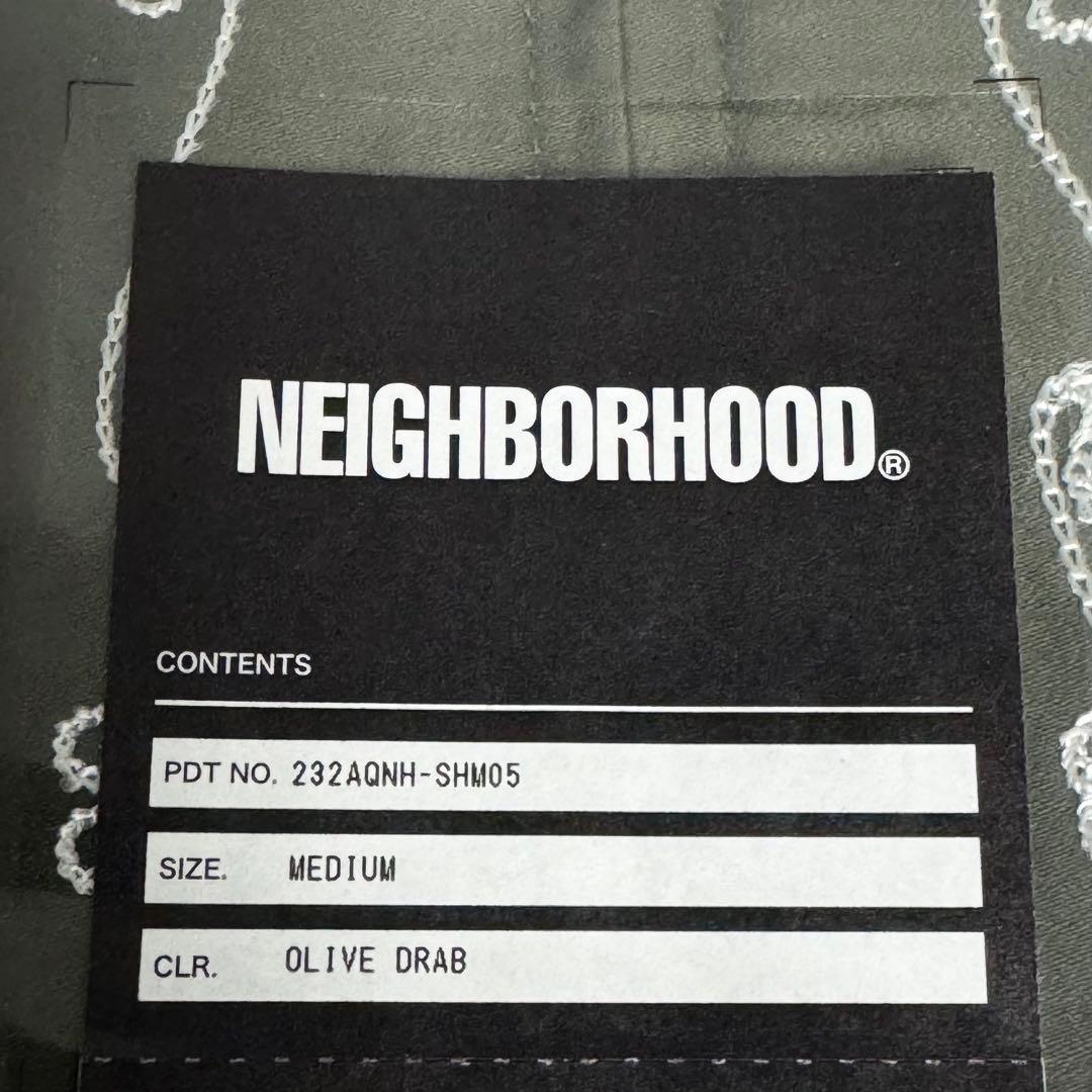 新品 NEIGHBORHOOD SOUVENIR SHIRT LS オリーブ M
