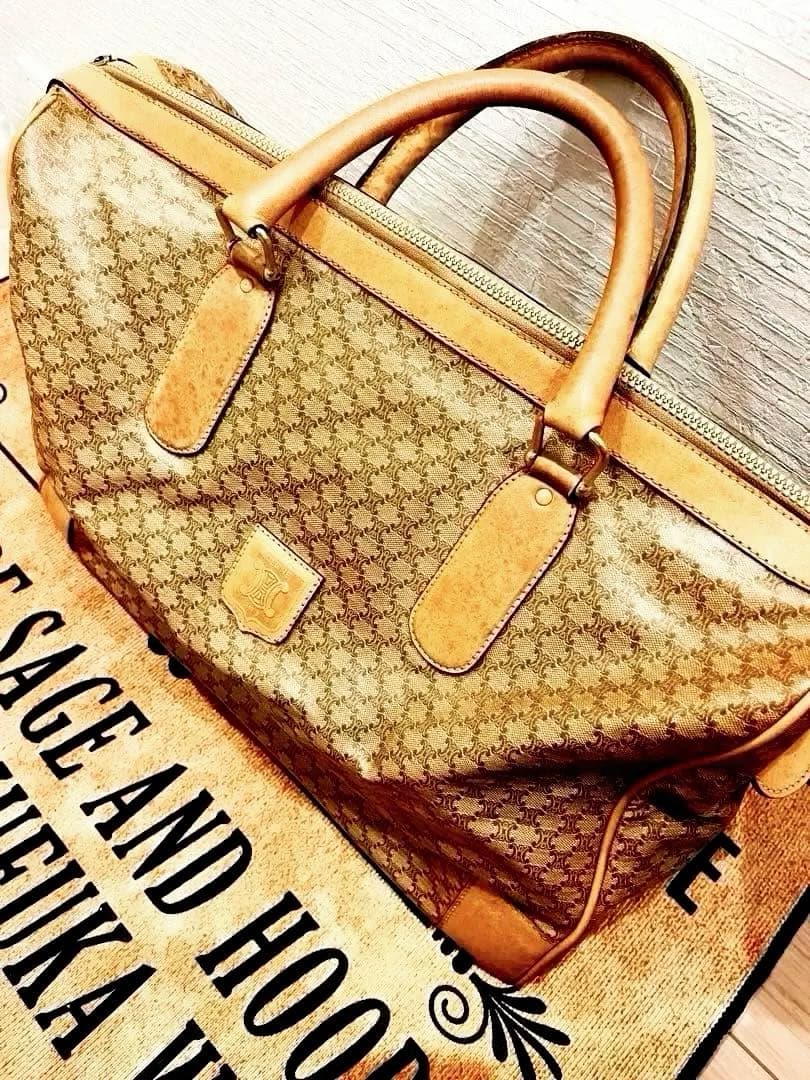 CELINE マカダム柄ボストンバッグ 正規品 セリーヌ