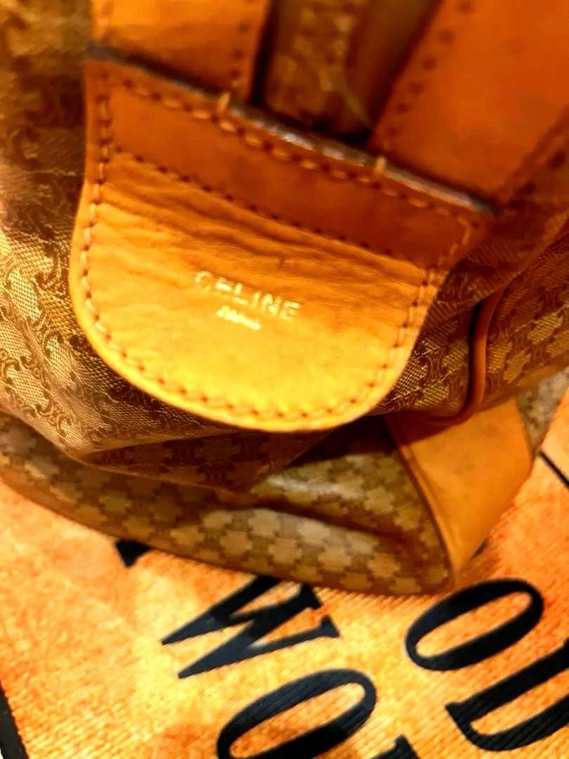 CELINE マカダム柄ボストンバッグ 正規品 セリーヌ