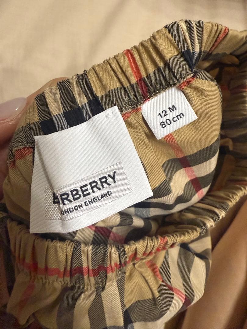 【超美品】BURBERRY チェック柄 半袖ワンピースセット