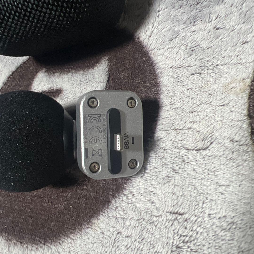 SHURE　iOS デジタル ステレオ コンデンサー マイクロホン MV88