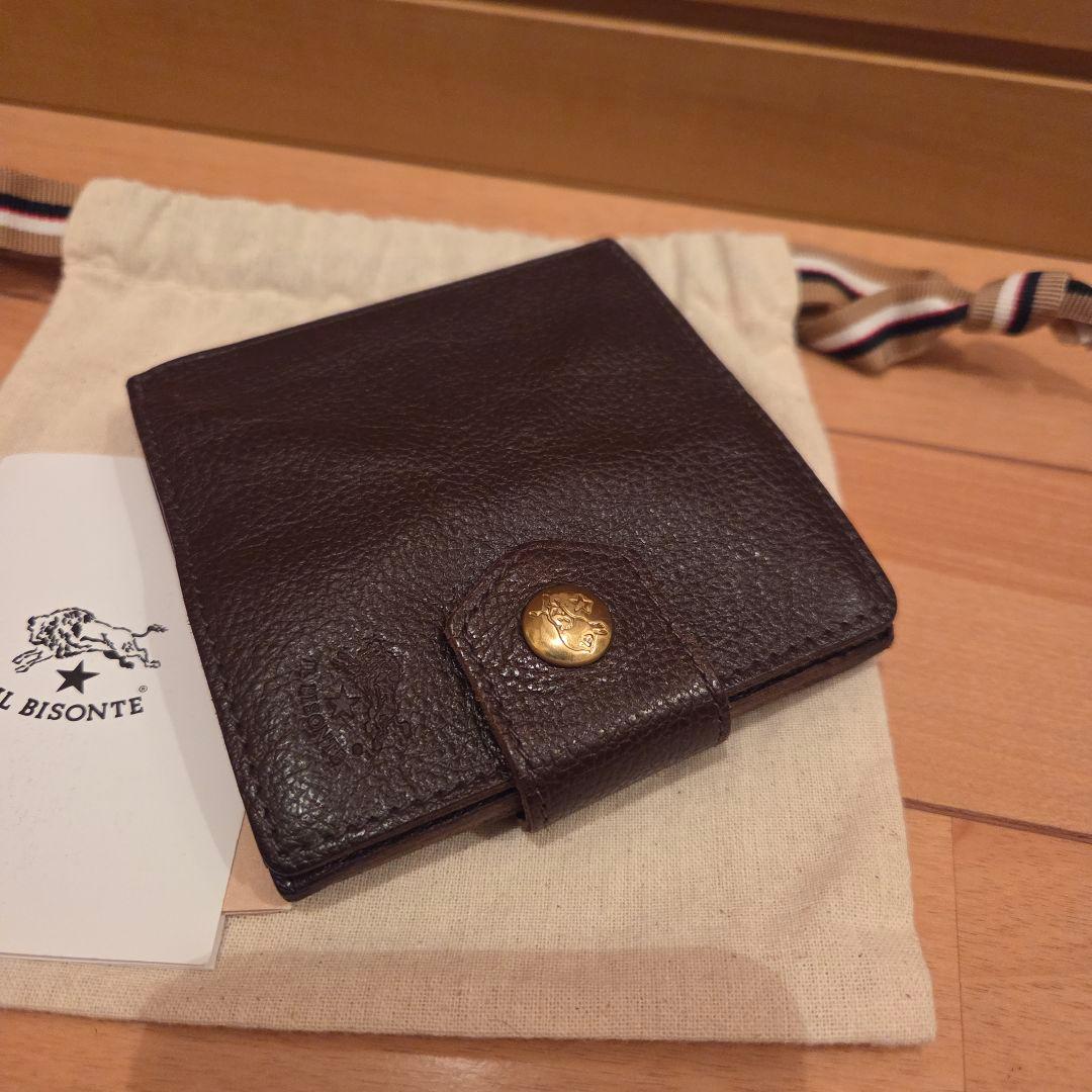 専用【美品】イルビゾンテ IL BISONTE 折り財布　ダークブラウン