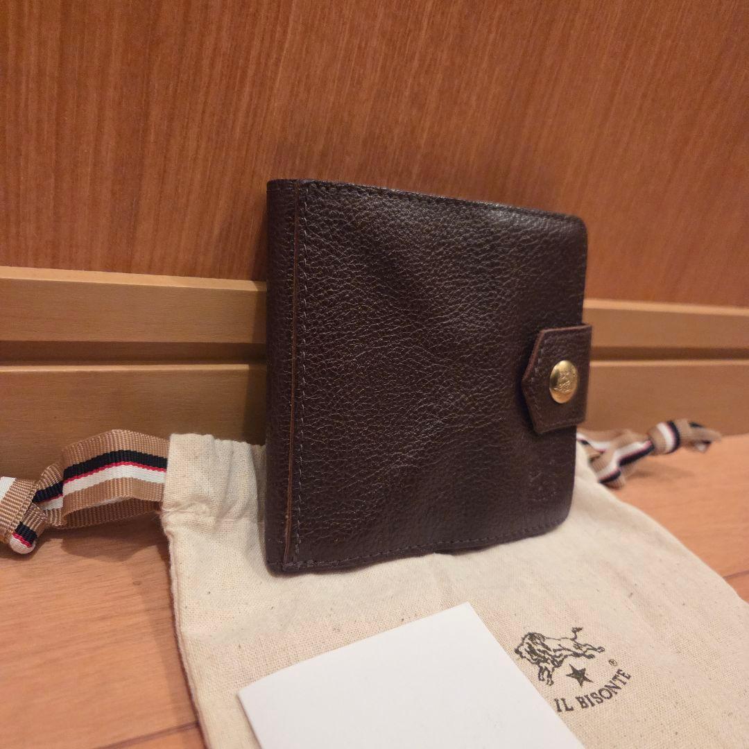 専用【美品】イルビゾンテ IL BISONTE 折り財布　ダークブラウン