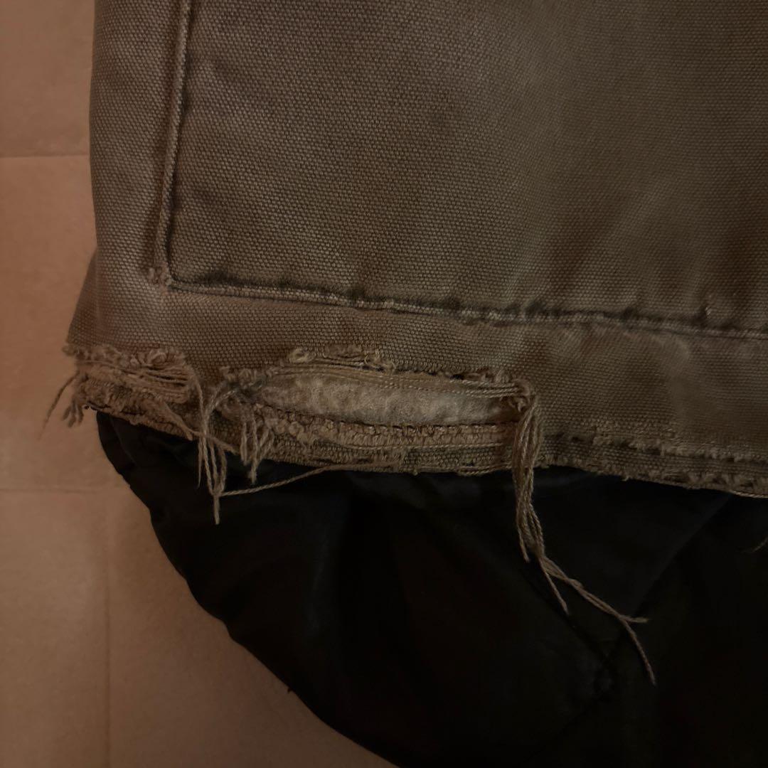 Carhartt　ダックベスト　90s USA製　ベージュ