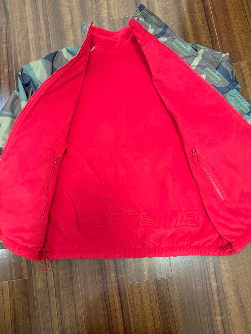 美品 Supreme Polartec Reversible Track JKT