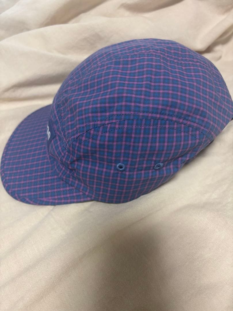 supreme Cordura® Plaid Camp Cap ブルー