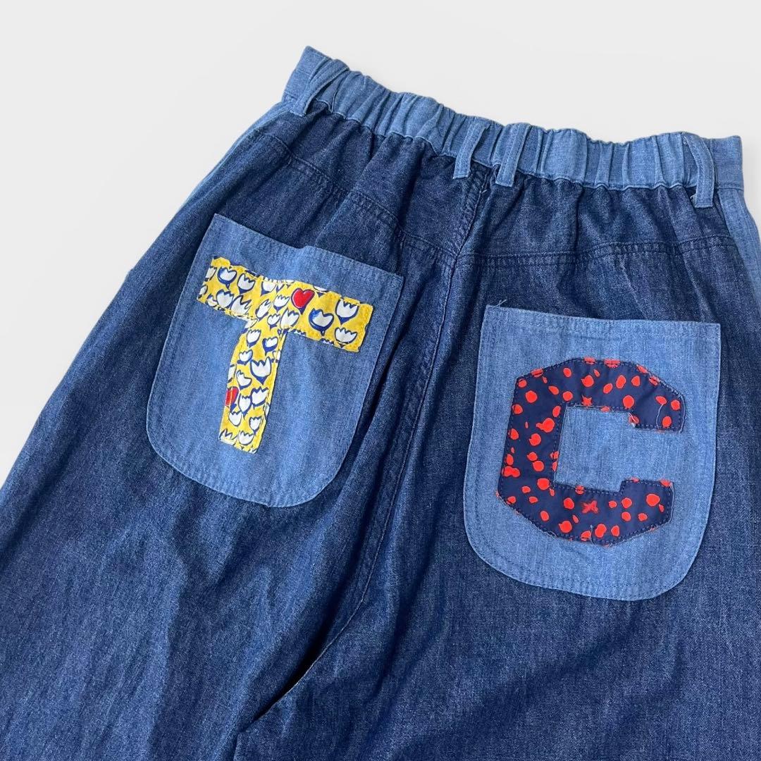 【tsumori chisato × nico and】デニムパッチワークパンツ