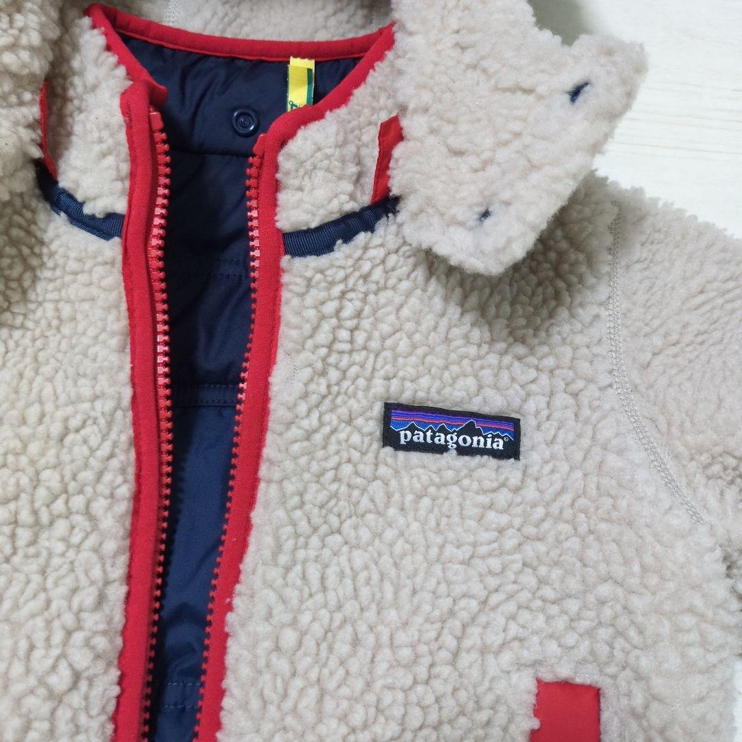 patagonia リバーシブルボアジャケット 90〜95cm