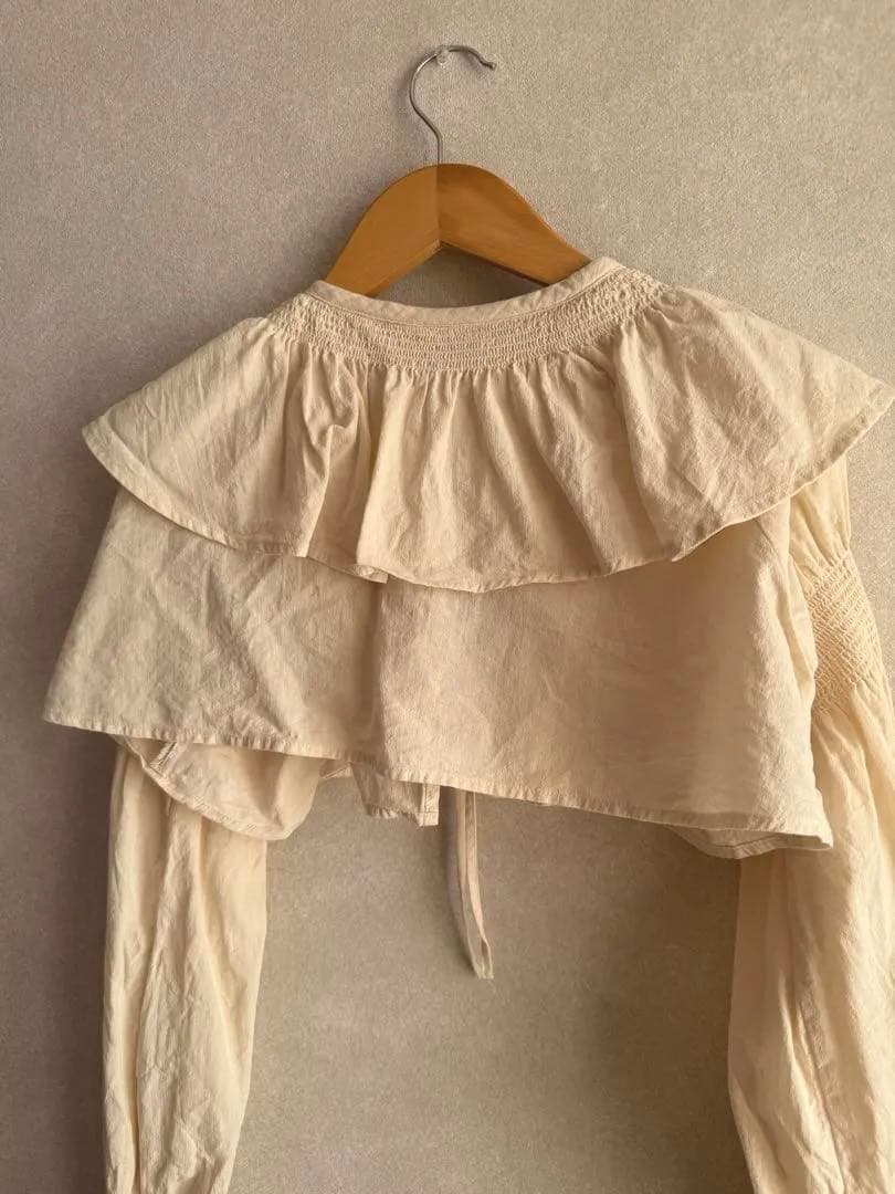 JOURNAL STANDARD コットンギャザーボレロブラウス