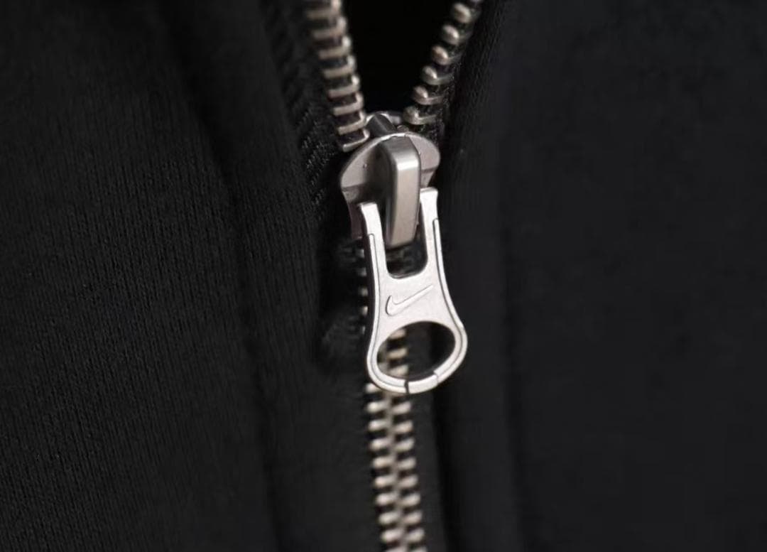 Nike × Stussy ブラック ジップアップパーカー Mサイズ 美品