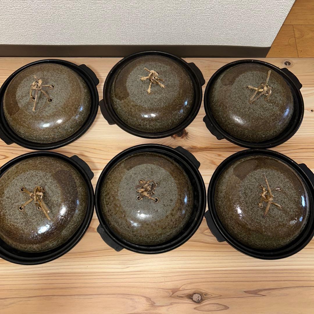 陶板鍋 6個セット ステーキ鍋