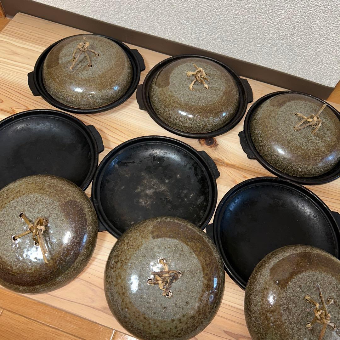 陶板鍋 6個セット ステーキ鍋