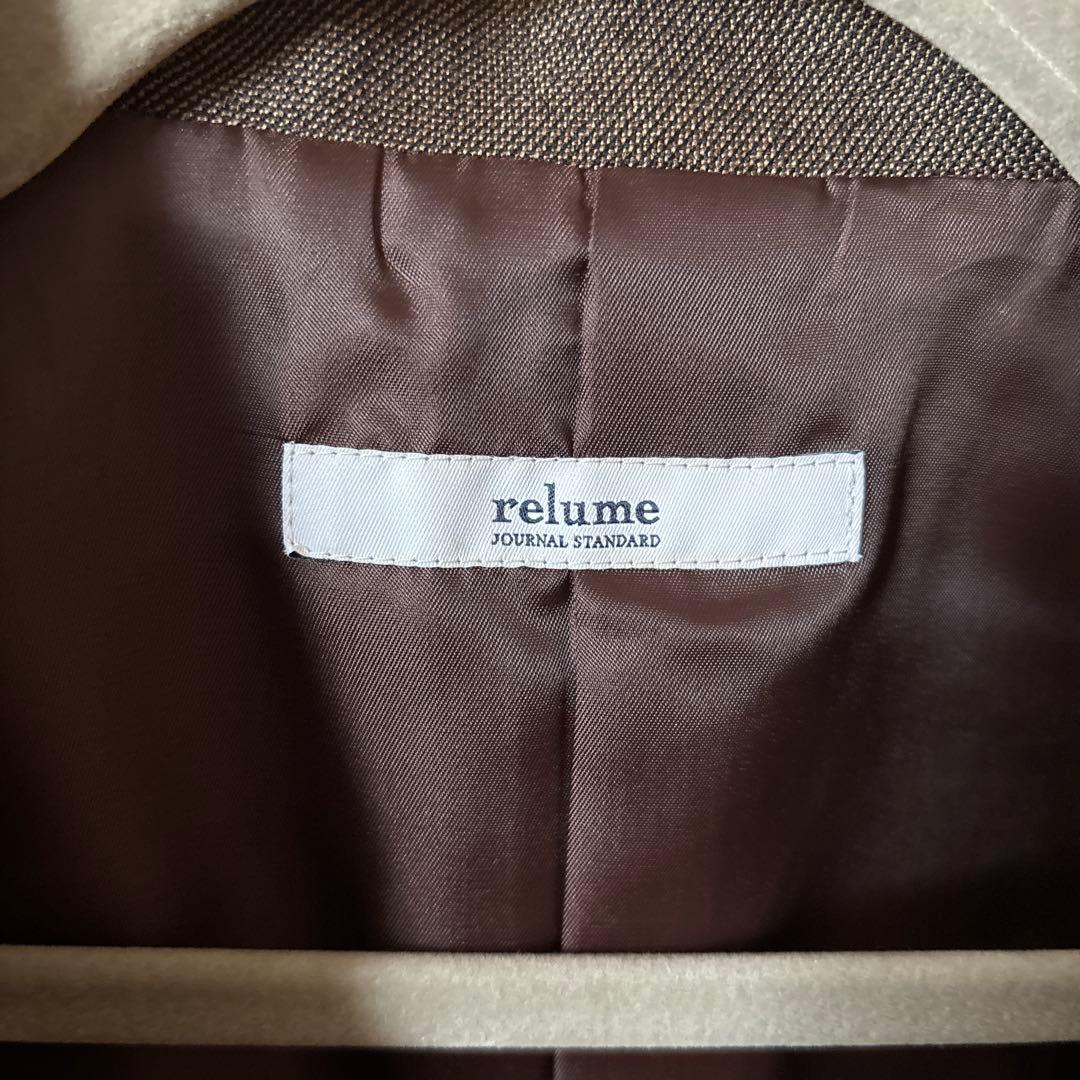 relume ブラウン テーラードジャケット　ジャーナルスタンダード