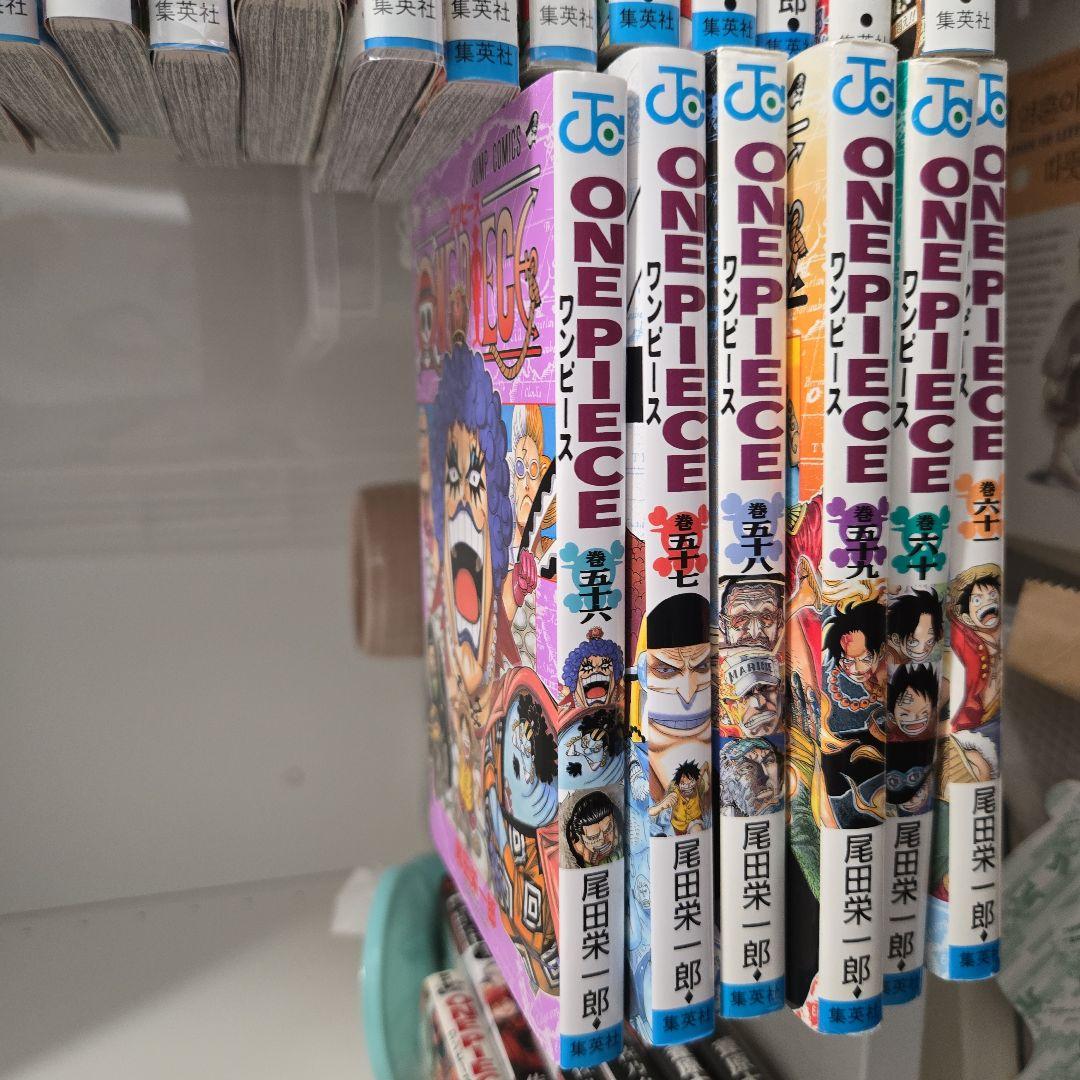 ワンピース56〜61,99~111巻 計19巻。