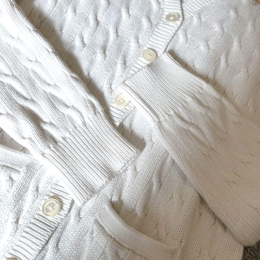 RALPH LAUREN SPORT ケーブルニットカーディガン コットン新品