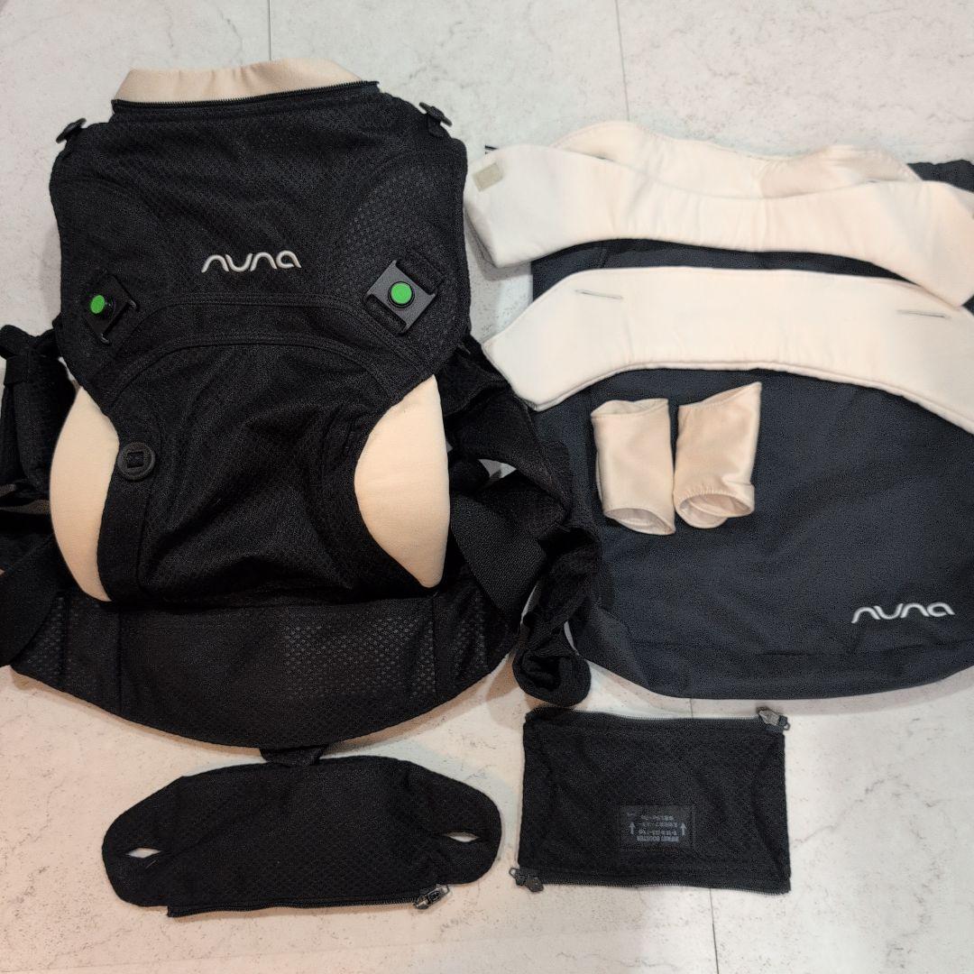 【2025年購入 美品】nuna cudl clik 抱っこ紐 ブラック