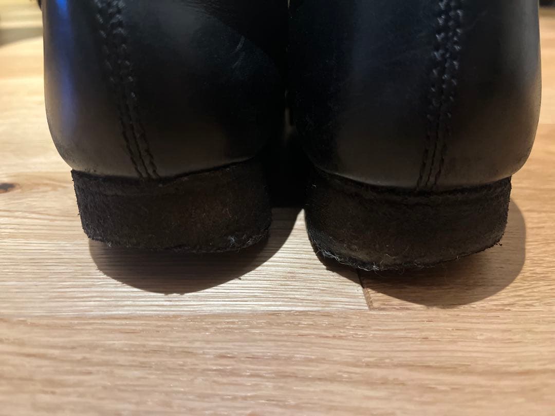 Clarks クラークス ワラビー 黒 25.5cmレザー ブラック メンズ