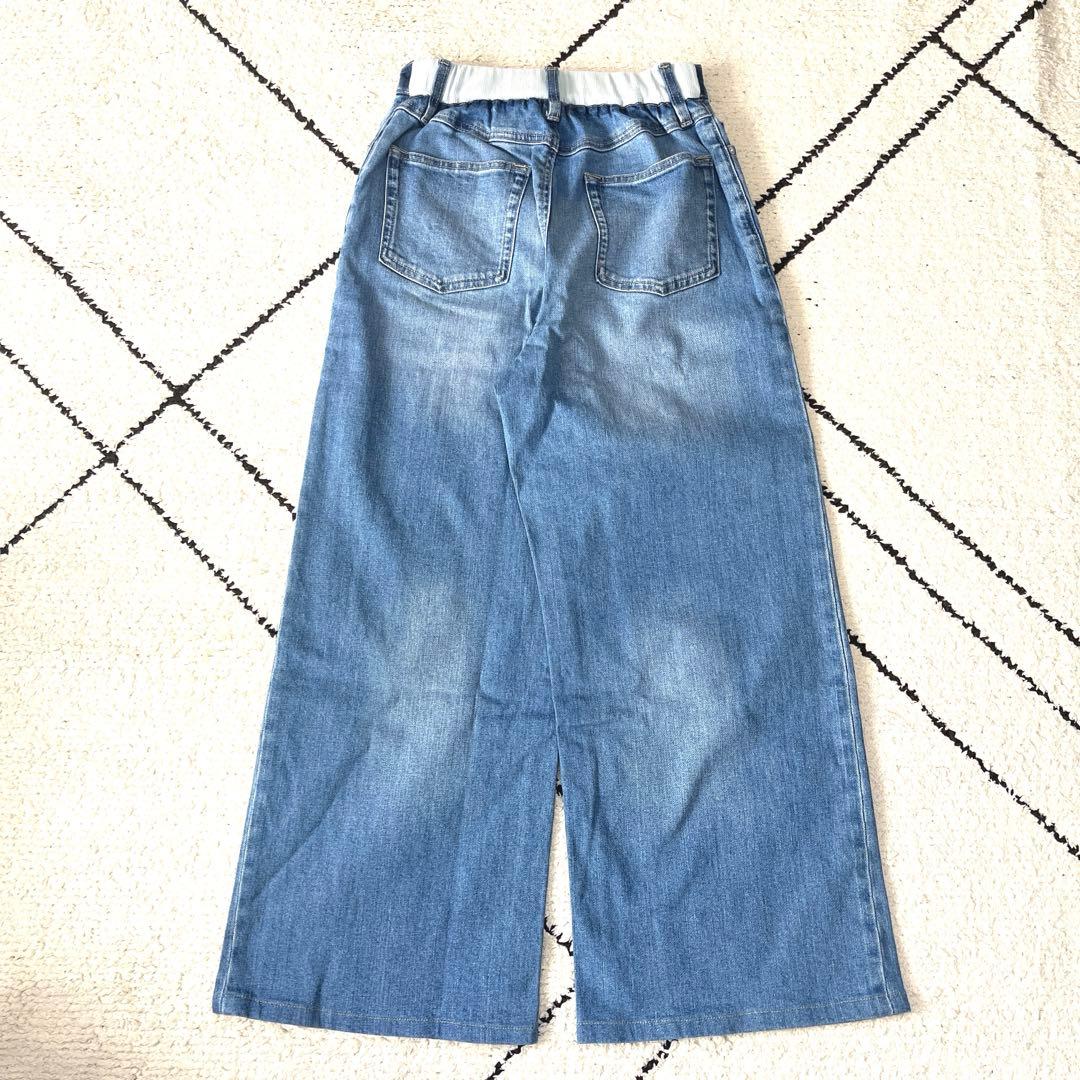 まるさま専用　BARNYARDSTORM ソフトウエストワイドデニムパンツ S