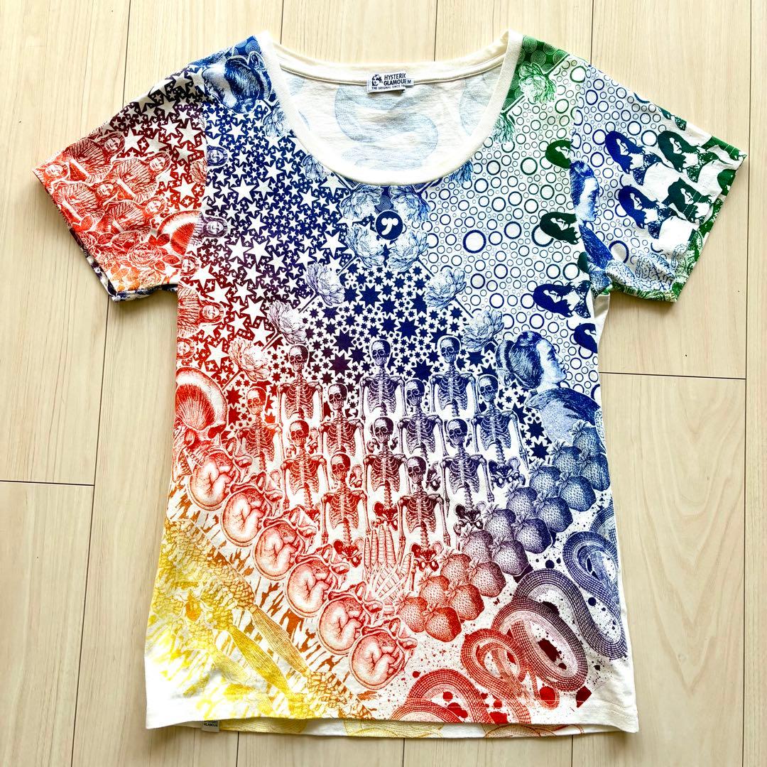 ヒステリックグラマー Y2K MANDARA PT Tシャツ レディース M
