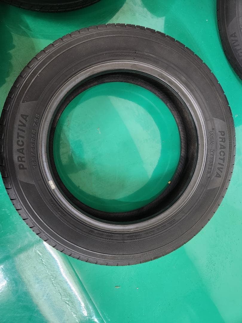 2023年製ヨコハマPRACTIVAタイヤ 155/65R14☆4本