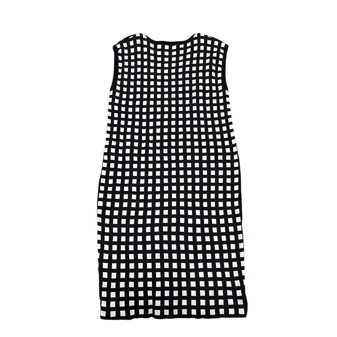 Max Mara ワンピース ノースリーブ チェック柄 レディース　白タグ　M