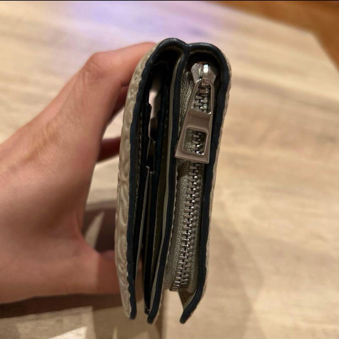 C品　LOEWE ロエベ コンパクトウォレット ベージュ 正規品