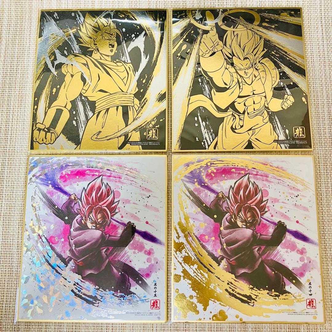 【金・銀箔押し】ドラゴンボール 色紙アート 28枚まとめ売り 色紙ART レア
