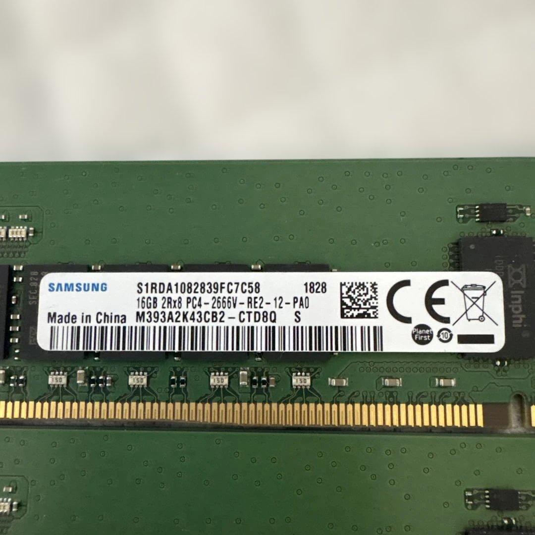 SAMSUNG 16GB PC4-2666V 2枚