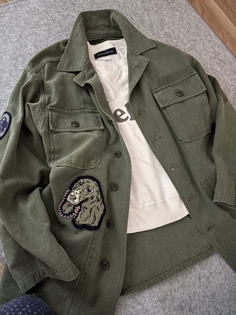 新品マディソンブルーCUSTOM MILITARY ミリタリージャケット