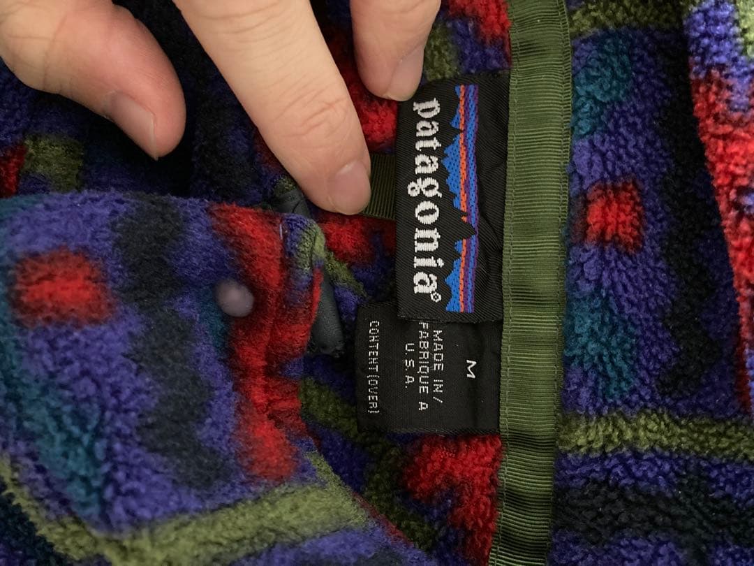 雪なし patagonia スナップT
