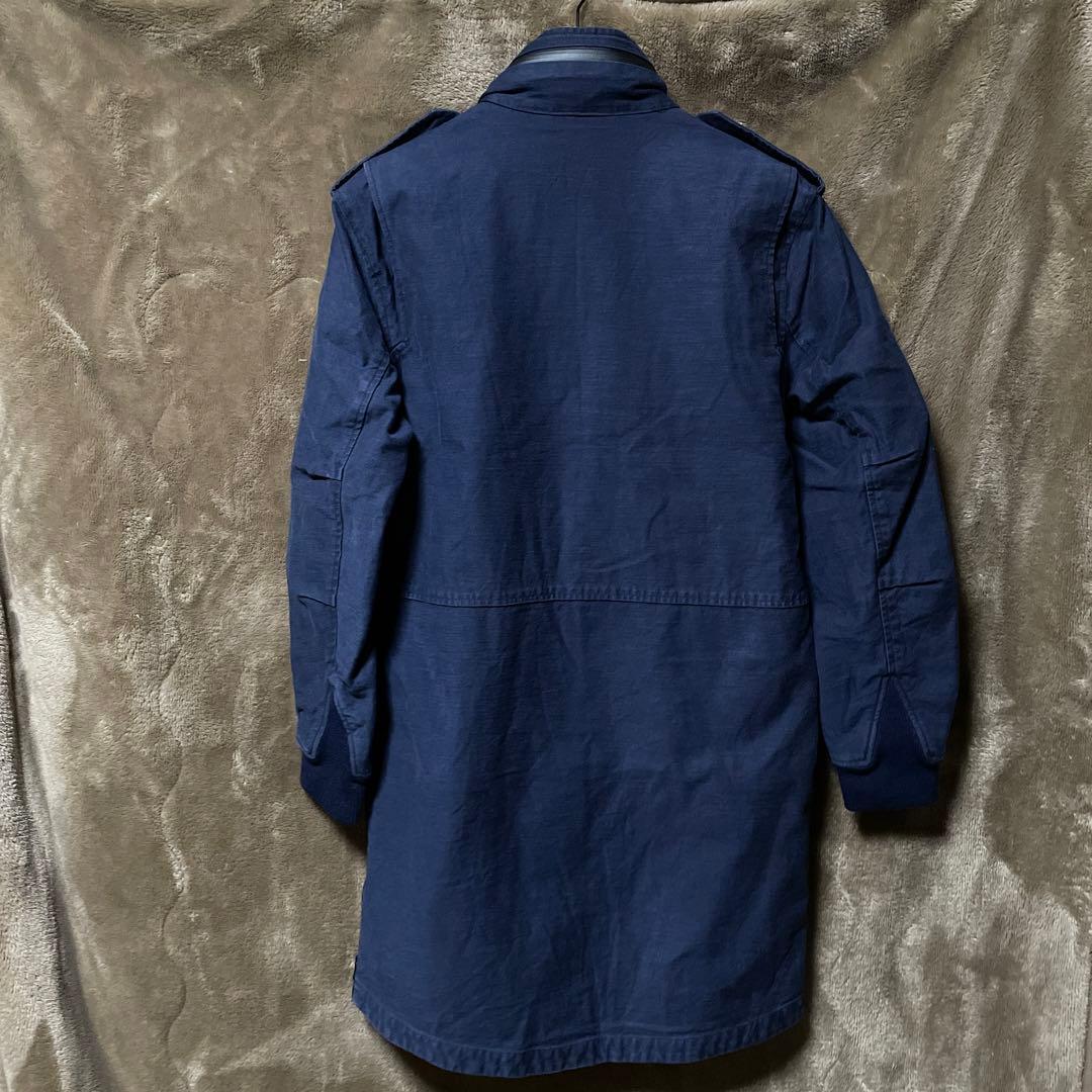 希少 日本製 ONES STROKE インディゴミリタリーコート