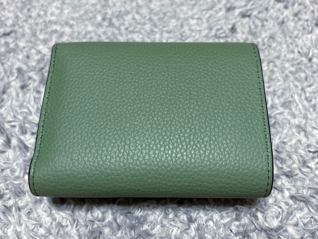【⭐︎美ら海⭐︎】 LOEWE トライフォールドウォレット　ローズマリー