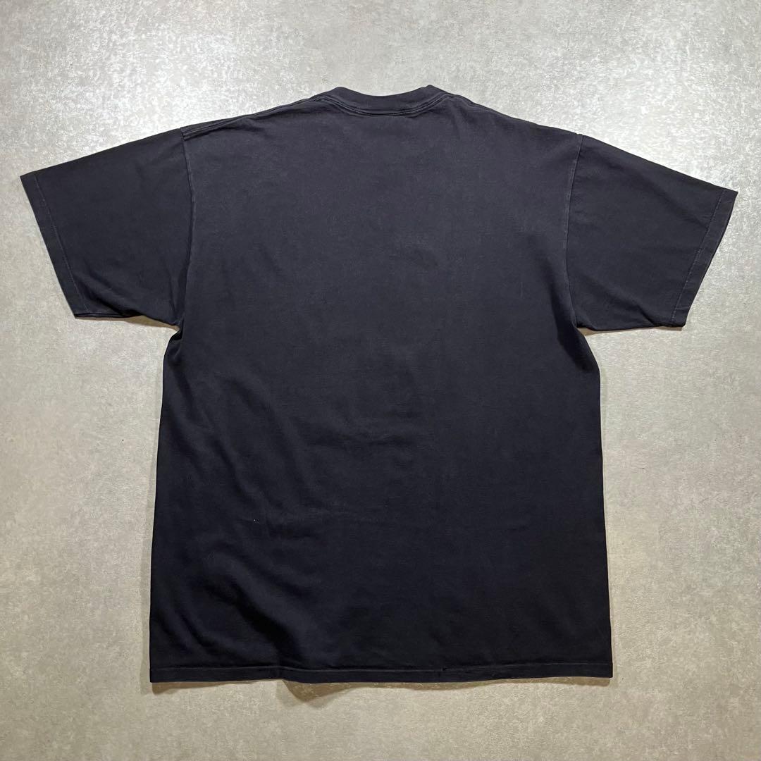 80s USA製 Disney ディズニー ミッキー Tシャツ ブラック XL