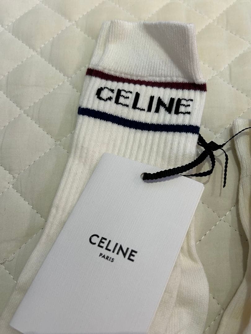 CELINE セリーヌ　靴下　ソックス 3足セット　2足はタグ付き未使用