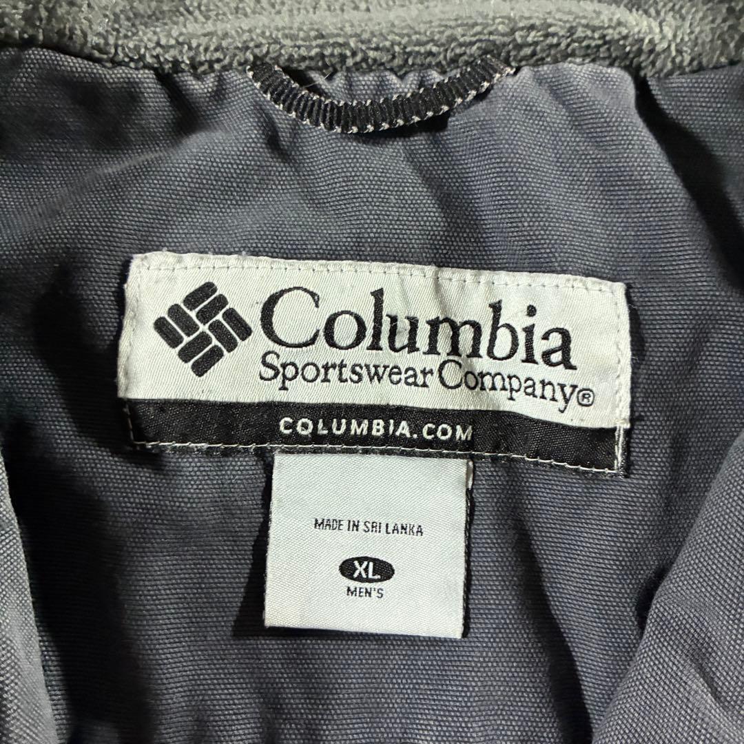 90s Columbiaダックアクティブジャケットグレー短丈ワークストリート