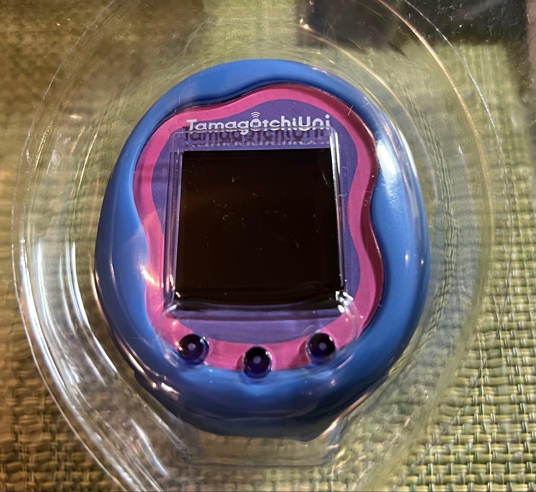 Tamagotchi Uni 青 ブルー Blue 未使用 保護フィルム2枚付き