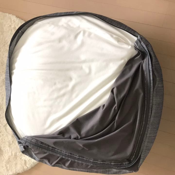 週末セール！無印良品 体にフィットするソファ 綿デニム(ヒッコリー)