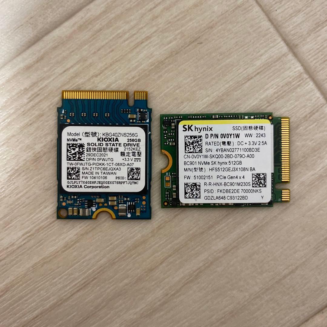 は*ち様 KIOXIA 256GB NVMe SSD SKhynix 512GB