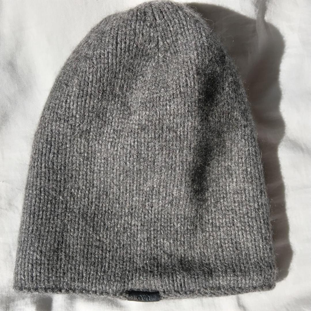 arth カシミヤ100％ ニット帽 グレー メンズ 秋冬 防寒 普段使　極美品
