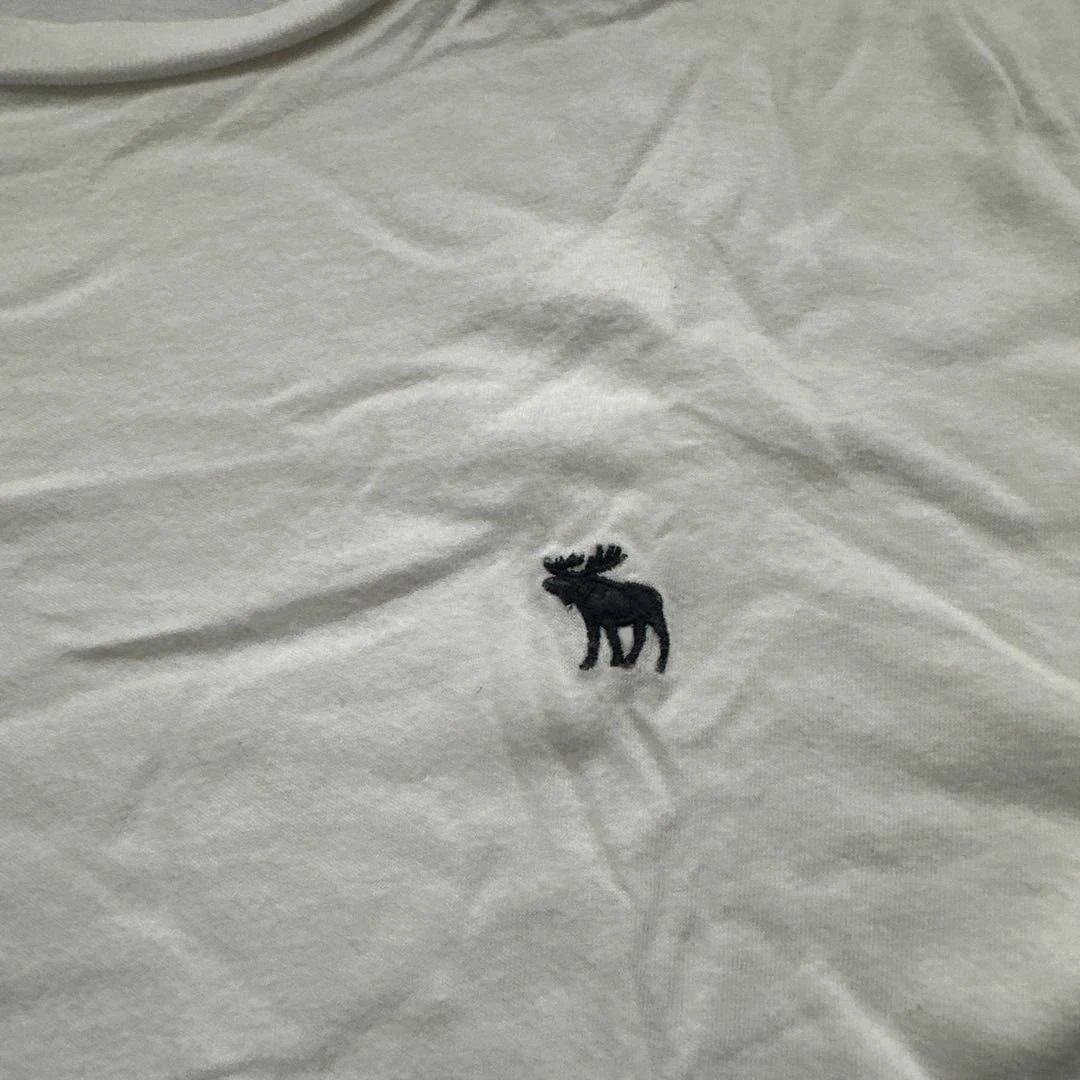 美品 アバクロ ロゴ刺繍Tシャツ 3枚セット ホワイト グレー ブラック