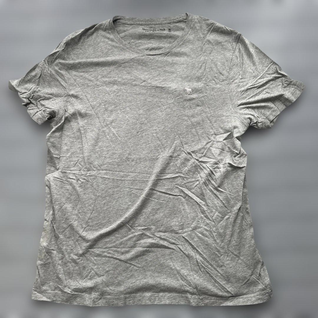 美品 アバクロ ロゴ刺繍Tシャツ 3枚セット ホワイト グレー ブラック