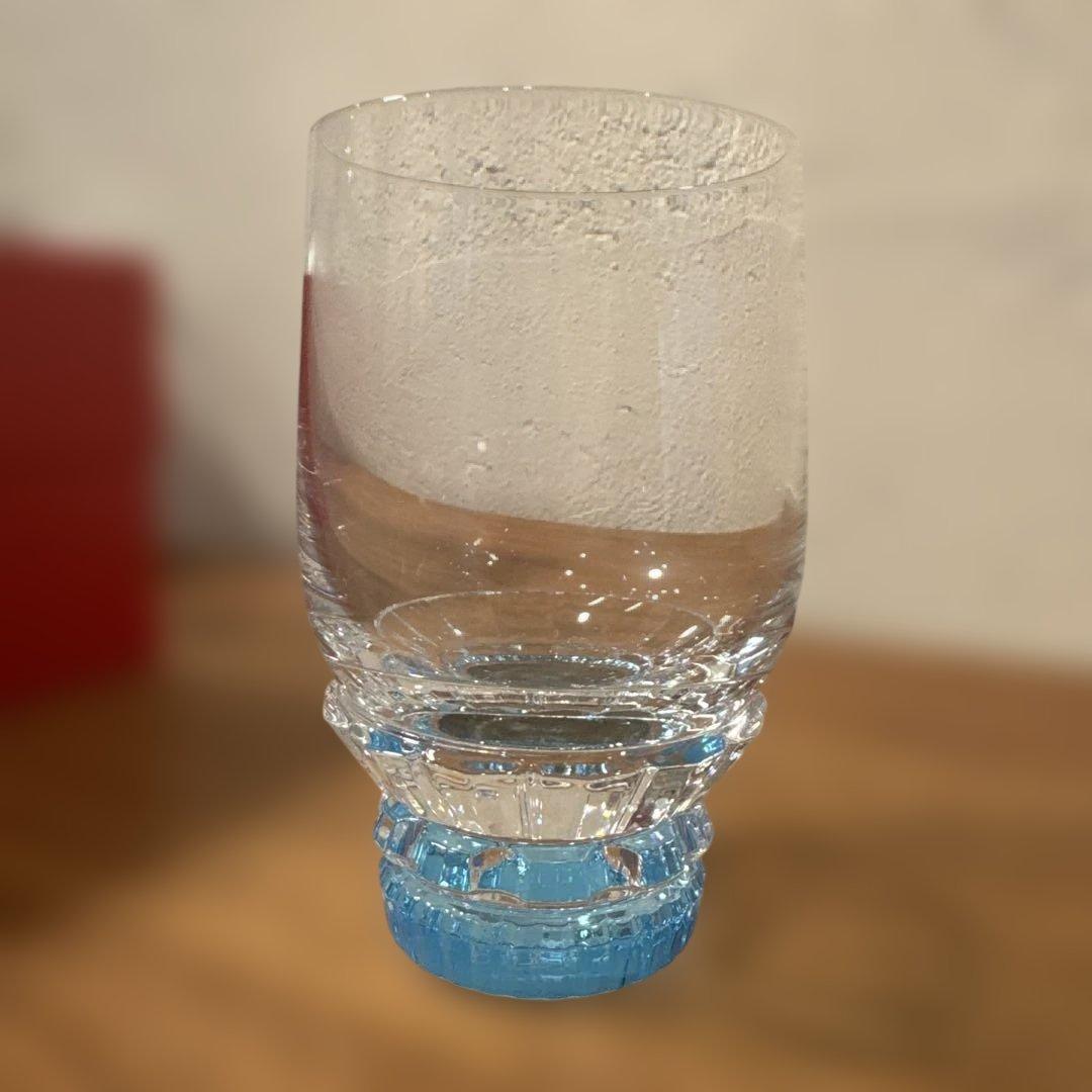 Baccarat ランコントル タンブラー ブルー　限定品