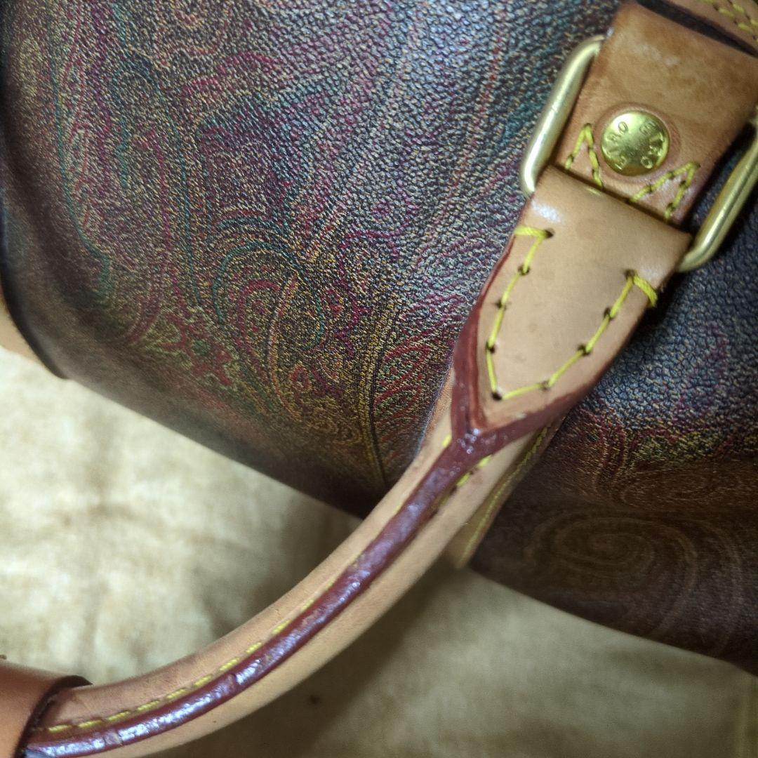 ETRO ボストンバッグ ブラウン