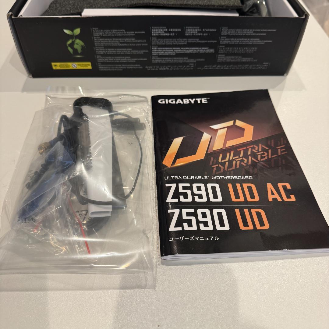 【美品】GIGABYTE　Z590　UD　AC / 動作確認済み / WIFI有