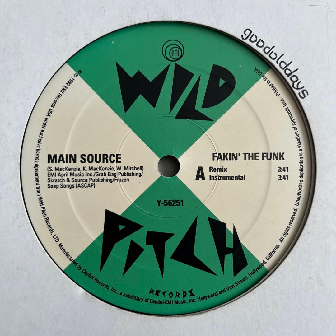 Main Source - Fakin' The Funk ②