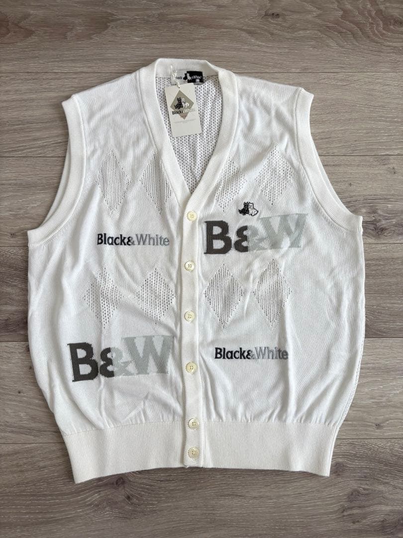 Black ＆ White ベスト 新品未使用 LLサイズ